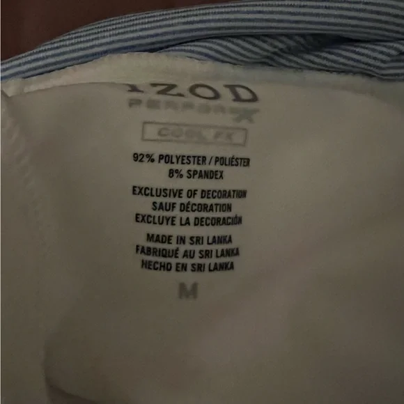 EUC white and blue Izod golf skirt - Picture 4 of 6